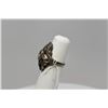 Image 3 : Pink Cubic Ziconia Ring - 3 Pink CZs Approx 2.30 Total ct Wt, 16 Marcasites, 5.3 g