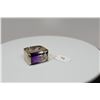 Image 1 : Octagonal Cut Amethyst Ring 19.2 x 13 x 8.5mm, Approx 14 ct, 18K Gold and Sterling, 14 grams