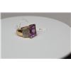Image 2 : Amethyst & Diamond Ring - 14.2 x 12.2 x 7.6mm Amethyst Approx 9.25 ct, 32 Round Diamonds Approx .32 