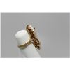 Image 8 : Diamonds & Pearl Ring -  8x28mm Freshwater Baroque Pearl, 3 Round Brilliant Cut Diamonds Approx .06 