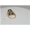 Image 13 : Black Tahitian Pearl & Diamond Ring - 14mm Cultured Pearl, 1 Round Diamond Approx .03 ct, 14K Yellow