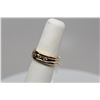 Image 10 : Diamond Band Ring -5 Brilliant Cut Diamonds Approx .15 ct, 14K Yelllow Gold, 5.8 grams