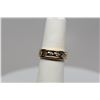 Image 11 : Diamond Band Ring -5 Brilliant Cut Diamonds Approx .15 ct, 14K Yelllow Gold, 5.8 grams