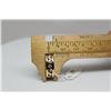 Image 13 : Diamond Band Ring -5 Brilliant Cut Diamonds Approx .15 ct, 14K Yelllow Gold, 5.8 grams