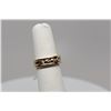 Image 3 : Diamond Band Ring -5 Brilliant Cut Diamonds Approx .15 ct, 14K Yelllow Gold, 5.8 grams