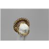 Image 8 : Jadeite/Amethyst/Diamond Ring - 22x15mm Jadeite Cabochon, 28 Amethysts Approx 1.40 ct, 28 Diamonds A