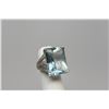 Image 14 : Aquamarine & Diamond Ring Approx 22 ct, 20.2 x 15.1x 10.2mm, 26 Round Diamonds Approx .26 ct, 14K Go