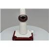Image 2 : Heart Shape Ruby Dome Ring - Lab Created Heart Ruby 5.0 ct, 124 CZ Rubies 3.72 ct, 14K White Gold, 1