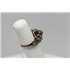 Image 8 : Thai Princess Ring, Various Colored Gemstones, 14K Yellow Gold, 5.7 grams