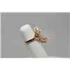 Image 8 : Baroque Pearl Ring - 10x23mm Freshwater Pearl, Round Diamond .03 ct, 14K, 5.2 g