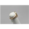 Image 8 : Hawaiian Coat of Arms Ring - Blue Enamel, Floral Design Ring Shank, 14K, 3.7 g