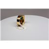 Image 8 : Gent's Emerald & Diamond Ring - 7.2x6.5x3.7mm Rectangle Emerald 1.25 ct, 5 Round Diamonds .15 ct, 14