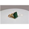 Image 11 : 15 ct Emerald & Diamond Ring - 16.6 x 16  x 9.3mm Square Cut Emerald, 6 Round Brilliant Cut Diamonds