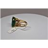 Image 22 : 15 ct Emerald & Diamond Ring - 16.6 x 16  x 9.3mm Square Cut Emerald, 6 Round Brilliant Cut Diamonds