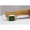 Image 26 : 15 ct Emerald & Diamond Ring - 16.6 x 16  x 9.3mm Square Cut Emerald, 6 Round Brilliant Cut Diamonds