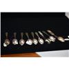 Image 10 : 9 Vintage Sterling Hawaiian Motif Spoons - Various Designs, Some w/Cut-Out Handles