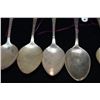 Image 10 : 8 Vintage Sterling Hawaiian Motif Spoons - Various Designs w/Cut-Out Handles
