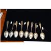 Image 14 : 8 Vintage Sterling Hawaiian Motif Spoons - Various Designs w/Cut-Out Handles