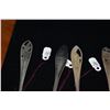 Image 15 : 8 Vintage Sterling Hawaiian Motif Spoons - Various Designs w/Cut-Out Handles
