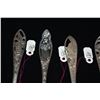 Image 3 : 8 Vintage Sterling Hawaiian Motif Spoons - Various Designs w/Cut-Out Handles