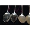 Image 9 : 8 Vintage Sterling Hawaiian Motif Spoons - Various Designs w/Cut-Out Handles