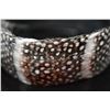 Image 8 : Feather Hat Band - 2" Black/While Spotted Feather, Good Condition
