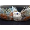 Image 8 : Blue & Brown Feather Hat Band - 2" Width, Good Condition