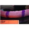 Image 8 : Purple/Pink Feather Hat Band - 1 5/8", Dyed Purple/Pink, Good Cond.