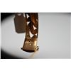 Image 14 : 14K Gold Bangle Bracelet 10.5mm, Leaf Scroll & Floral Motifs, Hinged, 20.7 g