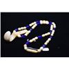 Image 11 : Carved Bead Necklace w/ 3" Palaoa Pendant - Period Reproduction, 7.5-9mm Beads