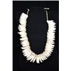 Image 11 : Tooth Necklace w/Braided Cord Tie, 20" Length, Period Reproduction