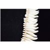 Image 17 : Tooth Necklace w/Braided Cord Tie, 20" Length, Period Reproduction