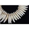 Image 19 : Tooth Necklace w/Braided Cord Tie, 20" Length, Period Reproduction