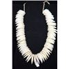Image 2 : Tooth Necklace w/Braided Cord Tie, 20" Length, Period Reproduction