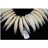 Image 3 : Tooth Necklace w/Braided Cord Tie, 20" Length, Period Reproduction