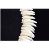 Image 8 : Tooth Necklace w/Braided Cord Tie, 20" Length, Period Reproduction
