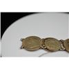 Image 8 : Silver Bracelet w/ (4) 1901 Shilling Coins, (4) 1901 Six Pence Coins, Unmarked 925 Silver, 39.6 g