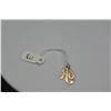 Image 2 : Gold Initial "R" Pendant - Unmarked Yellow Gold, .04 g