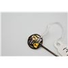 Image 2 : Sterling Enameled Hawaiian Coat of Arms Stickpin, 1.4 g, Sterling Silver Discolored