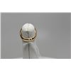 Image 8 : Ming's 14K Gold Dome Ring - Chinese Calligraphy "Double Happiness" & Leaf Scroll Motifs, 14K Yellow 
