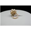Image 8 : Ming's 16-Pearl Cluster Ring - Cultured Pearls,14K Yellow Gold, 12.8 g