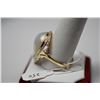 Image 8 : Pearl & Diamond Ring - 23x15mm Mabe Pearl, 13 Diamonds .13 ct, 14K, 5.5 g