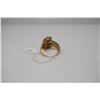 Image 8 : Garnet & Rubies Ring - Marquise Garnets 7x3.5mm .70 ct, 16 Rubies .32 ct, 10K Yellow & White Gold 10