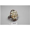 Image 2 : Cultured Round/Button Pearl Ring - 4mm to 9.5mm Pearls, 925 Silver, 16 g