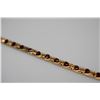 Image 3 : Heart-Shaped Garnets Tennis Link Bracelet 6 3/4 Length - 20 Garnets 4x4mm Each, 4.0 ct, 14K Gold, 9.
