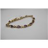 Image 2 : Heart-Shaped Amethysts Link Bracelet 7 1/2" Length - 12 Amethysts 5x5mm Each, 3 ct, 14K Gold, 10.1 g