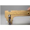 Image 8 : 9ct Tanzanite Link Bracelet 7 1/4" Length - 18 Tanzanites 4x6mm Each, 14K Gold, 14.7 g