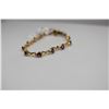 Image 8 : Heart-Shaped Amethyst Link Bracelet 7 3/8" L- 12 Amethysts 5x5mm Each, 6.0 ct Total Wt, 14K Gold 9.3