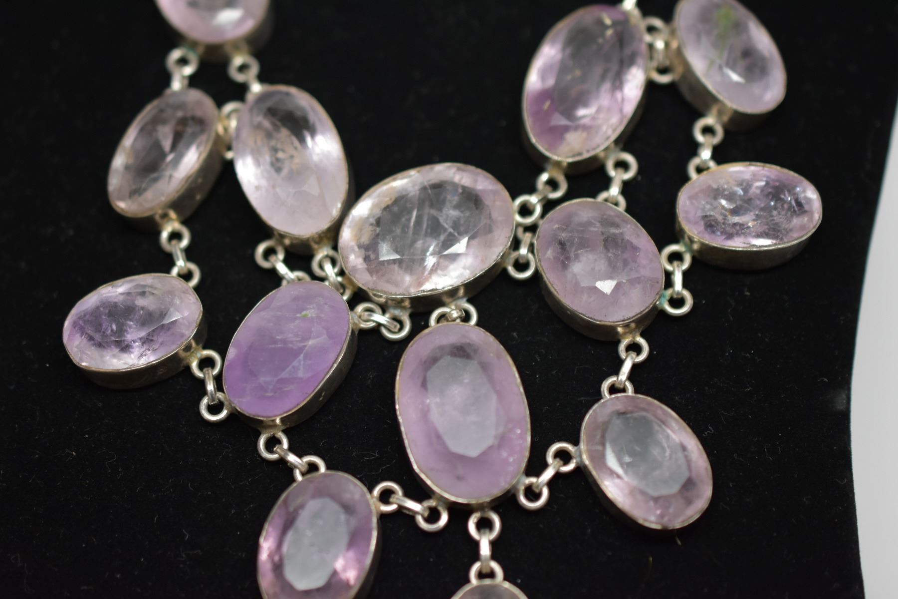 Rose quartz and amethyst jewelry Clearance