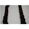 Image 4 : Vintage Amber Necklace - 31" Natural Amber, 14-Sided Polygon Beads 16-39mm